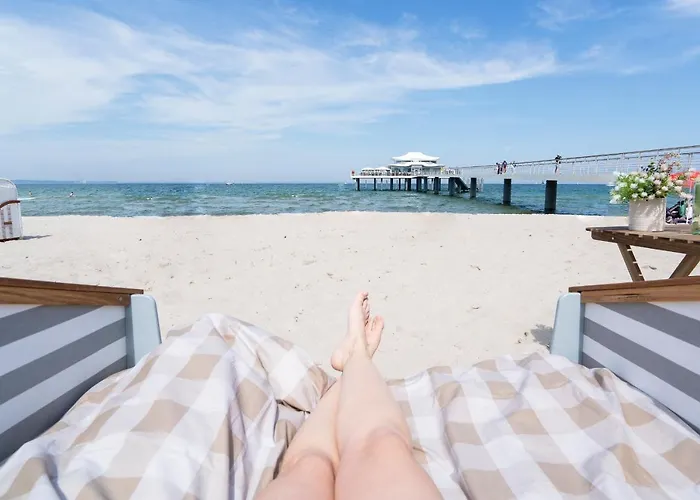 Luxe tent Schlafstrandkorb Nr. 5 Timmendorfer Strand