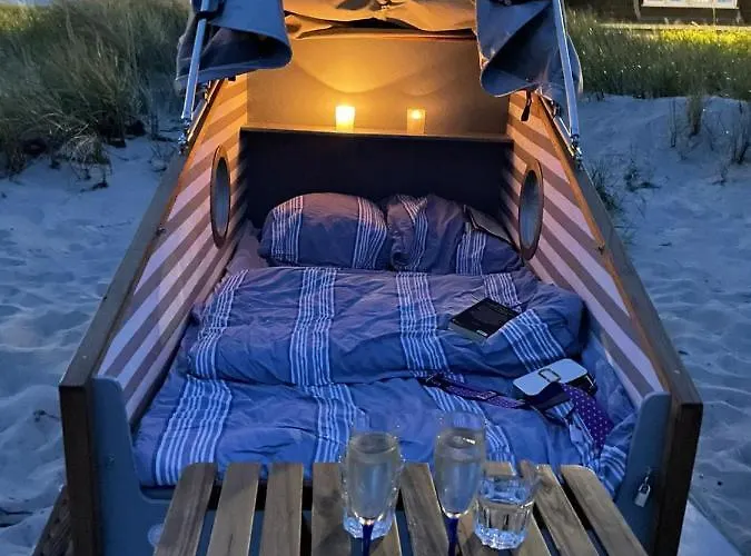 Schlafstrandkorb Nr. 5 Luxe tent